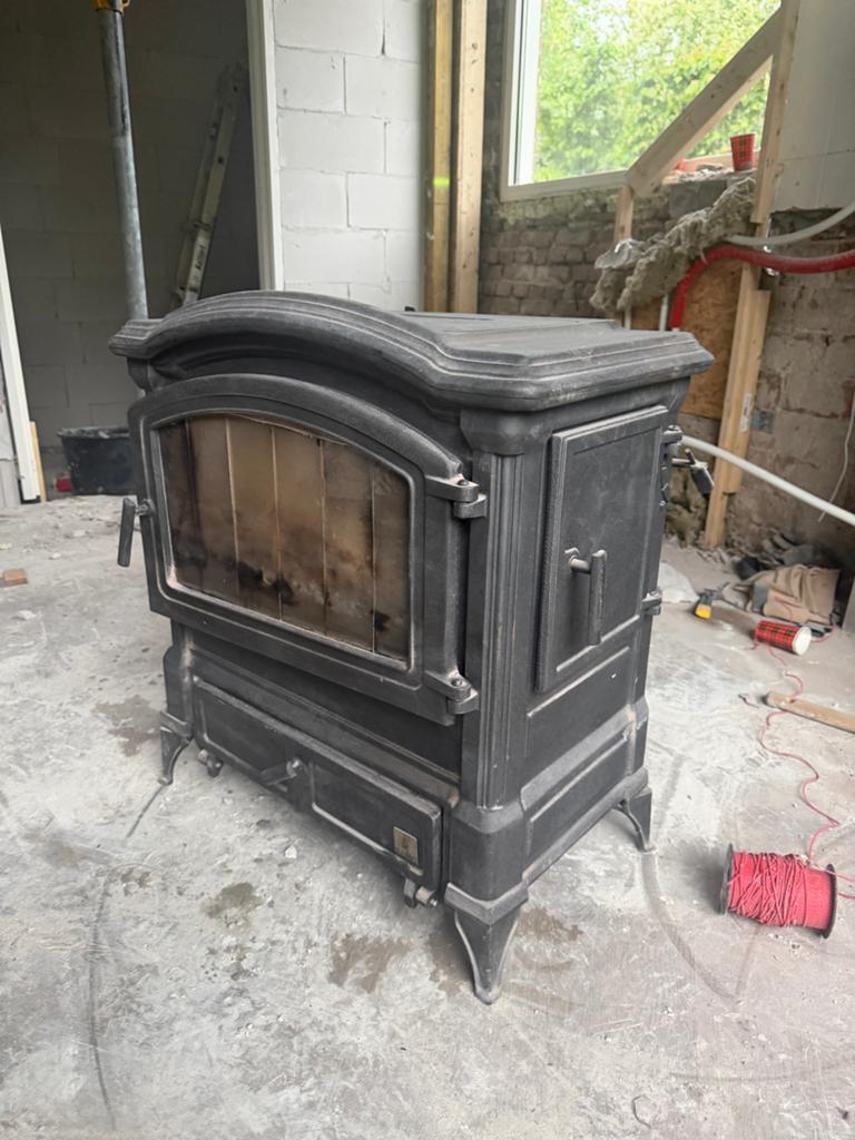 Surdiac Oxford 12kW Houtkachel - Zeer zwaar en in goede staa, Ophalen, Gebruikt, Vrijstaande haard, Houthaard