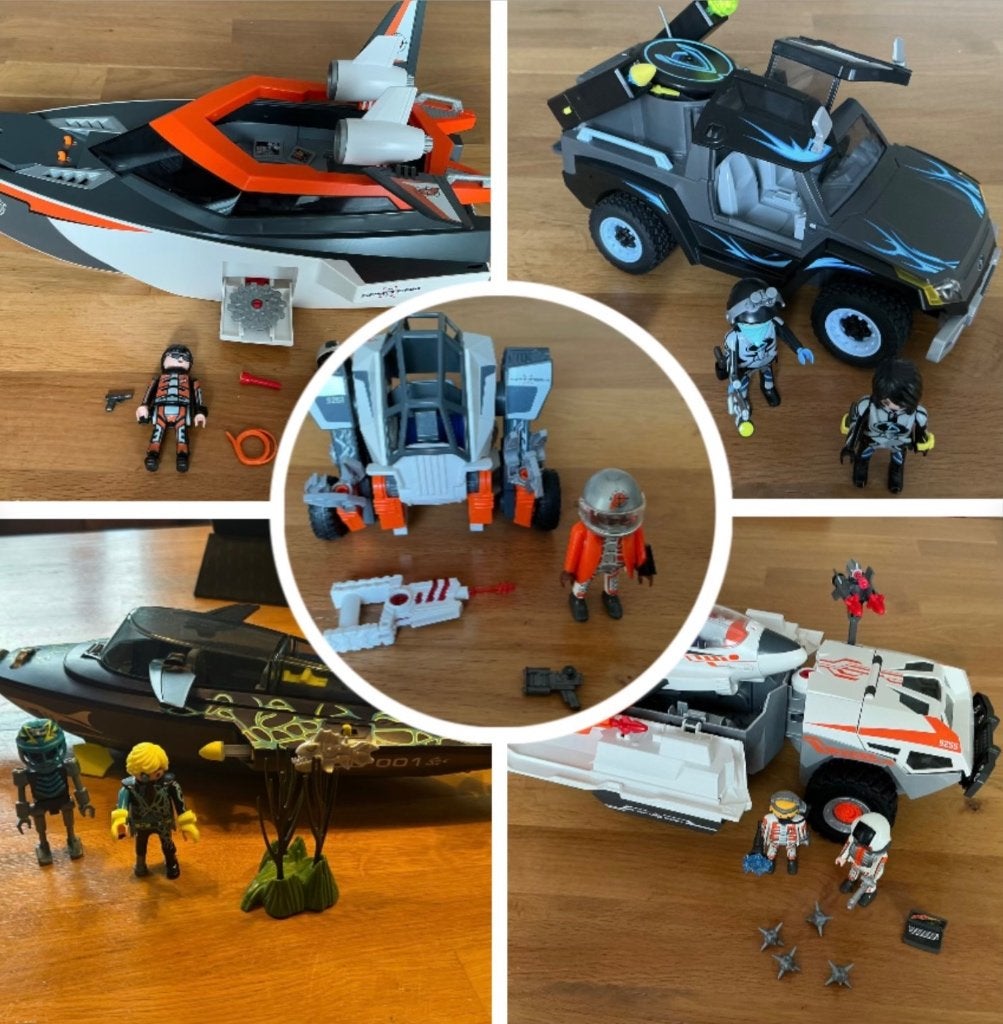 PLAYMOBIL top agents 6 sets!, Ophalen of Verzenden, Gebruikt, Complete set, Voertuig