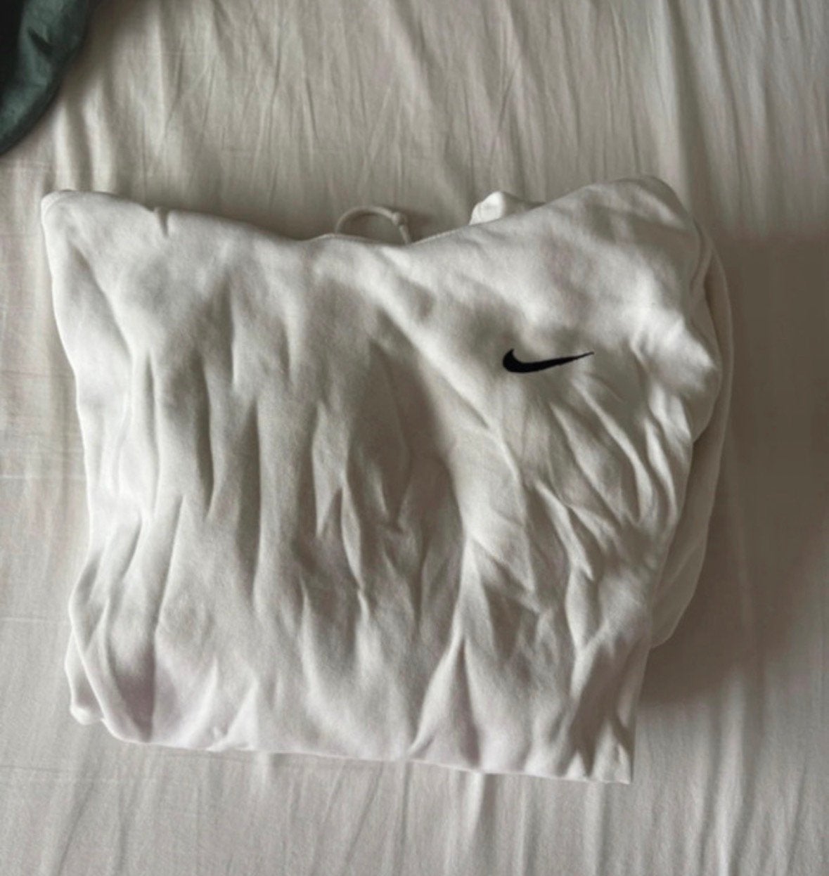 Hoodie- Nike, Verzenden, Zo goed als nieuw, Maat 48/50 (M), Wit