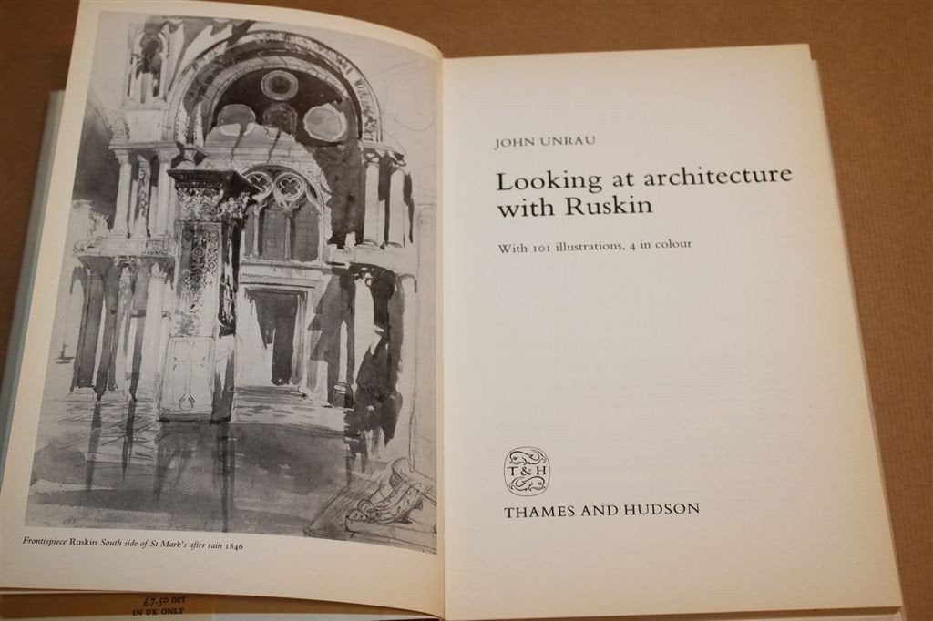Looking at Architecture with Ruskin — Bouwkunst Bekeken, Ophalen of Verzenden, Gelezen, Architecten