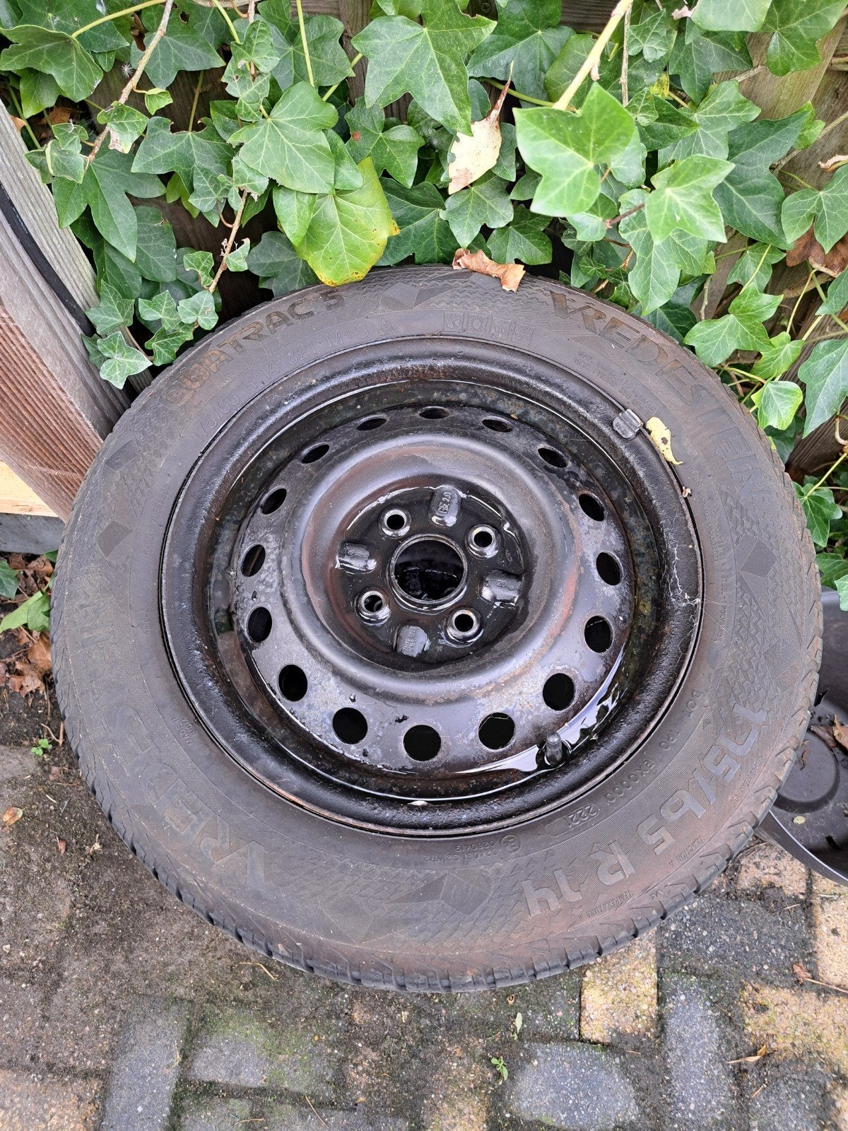 4 stuks banden met velg steek 4x100, Ophalen