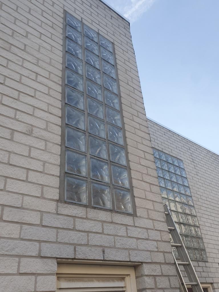 Bouwblokken hr glas glasblokken bouwstenen doorzichtig, Doe-het-zelf en Verbouw, Glas en Ramen, Gebruikt, Minder dan 80 cm, Minder dan 80 cm