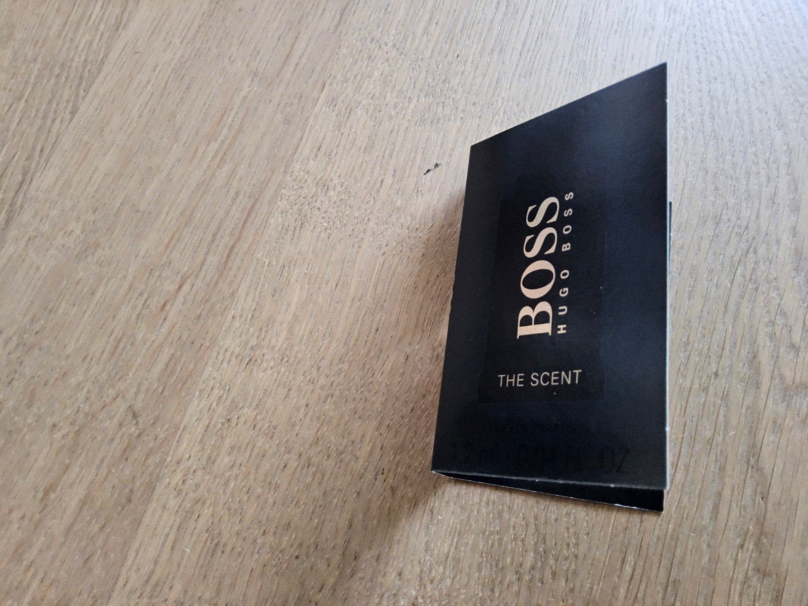 Parfumproefje Boss, Verzenden, Zo goed als nieuw, Miniatuur, Gevuld