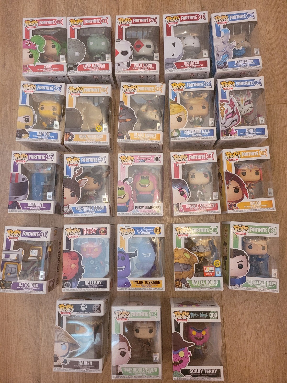 Grote collectie Funko Pops (Fortnite, Hellboy, Rick & Morty), Ophalen of Verzenden, Nieuw