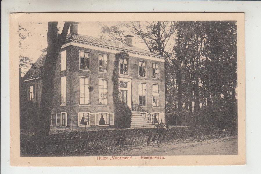 Heerenveen, Huize Voormeer, Ophalen of Verzenden, 1920 tot 1940, Gelopen, Friesland