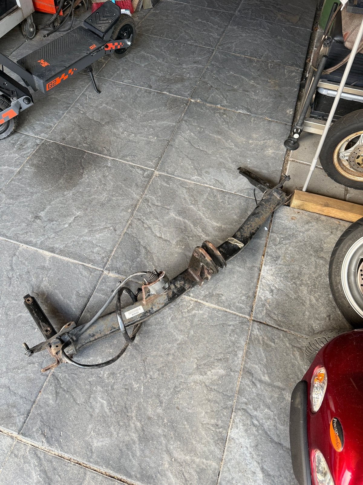 Trekhaak volkswagen caddy, Fietsen en Brommers, Ophalen, Zo goed als nieuw, Overige merken