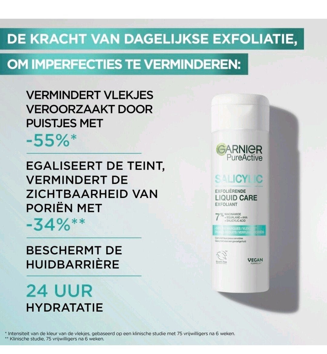 Garnier PureActive Salicylic Exfoliant & Sorbet Crème, Ophalen of Verzenden, Nieuw, Gehele gezicht