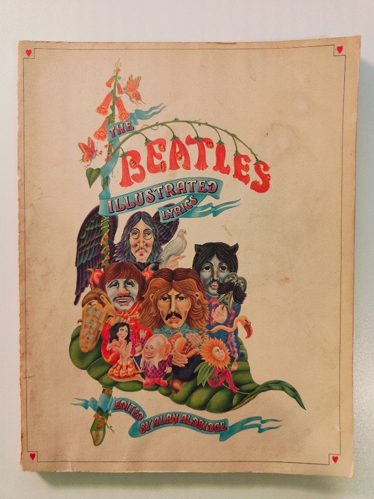 The Beatles Illustrated Lyrics – UK First Edition 1969, Gelezen, Artiest, Ophalen of Verzenden, Alan Aldridge