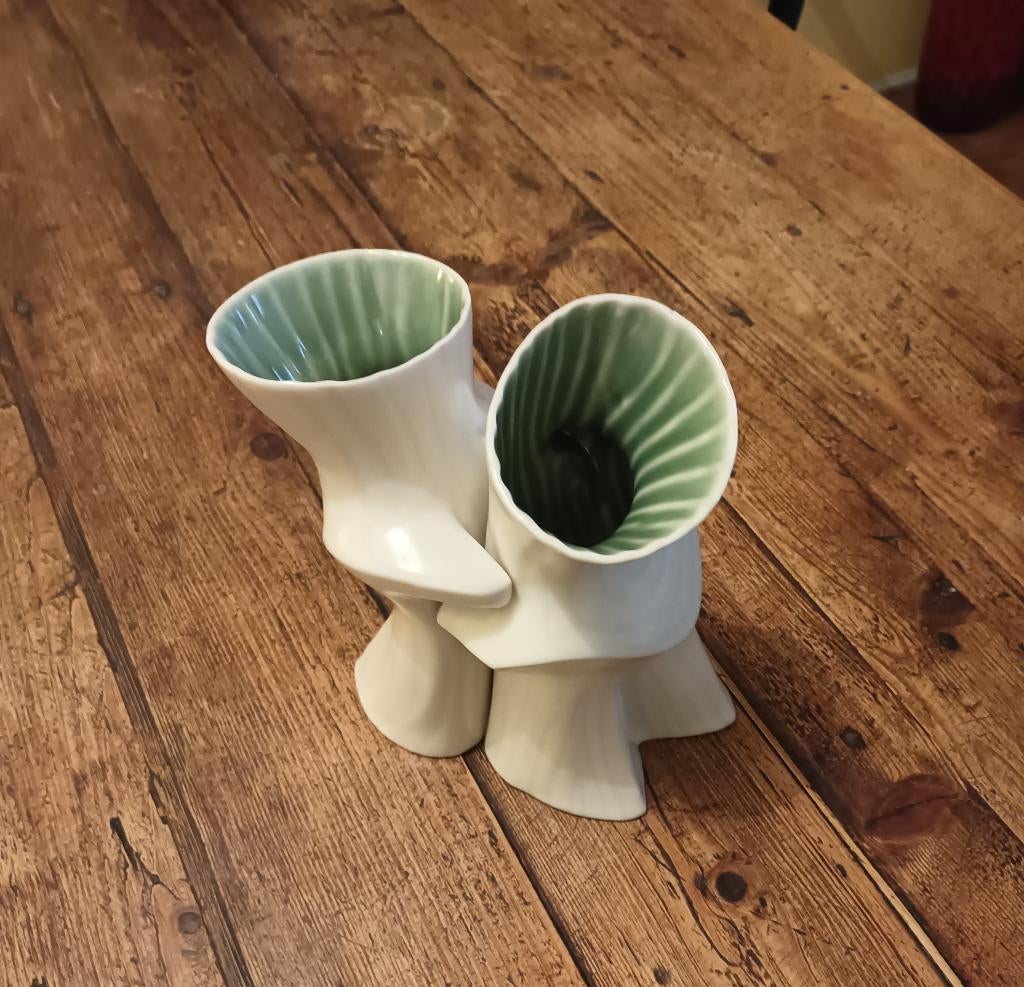 Fred & Ginger Dancing Vases, Ophalen of Verzenden, Zo goed als nieuw, Groen