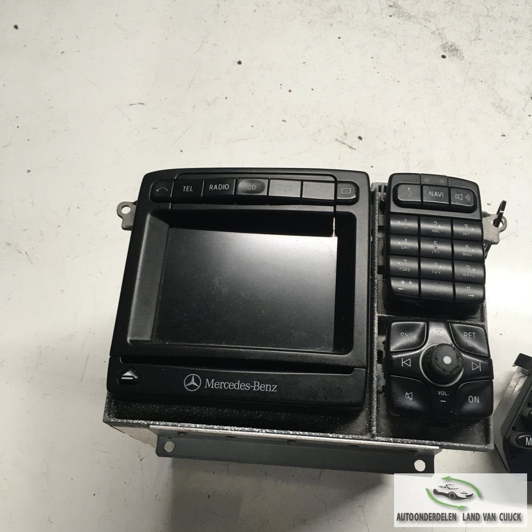 Mercedes S500 2001 25000098 Navigatiesysteem met tv , en ver, Gebruikt, -, -, Ophalen of Verzenden