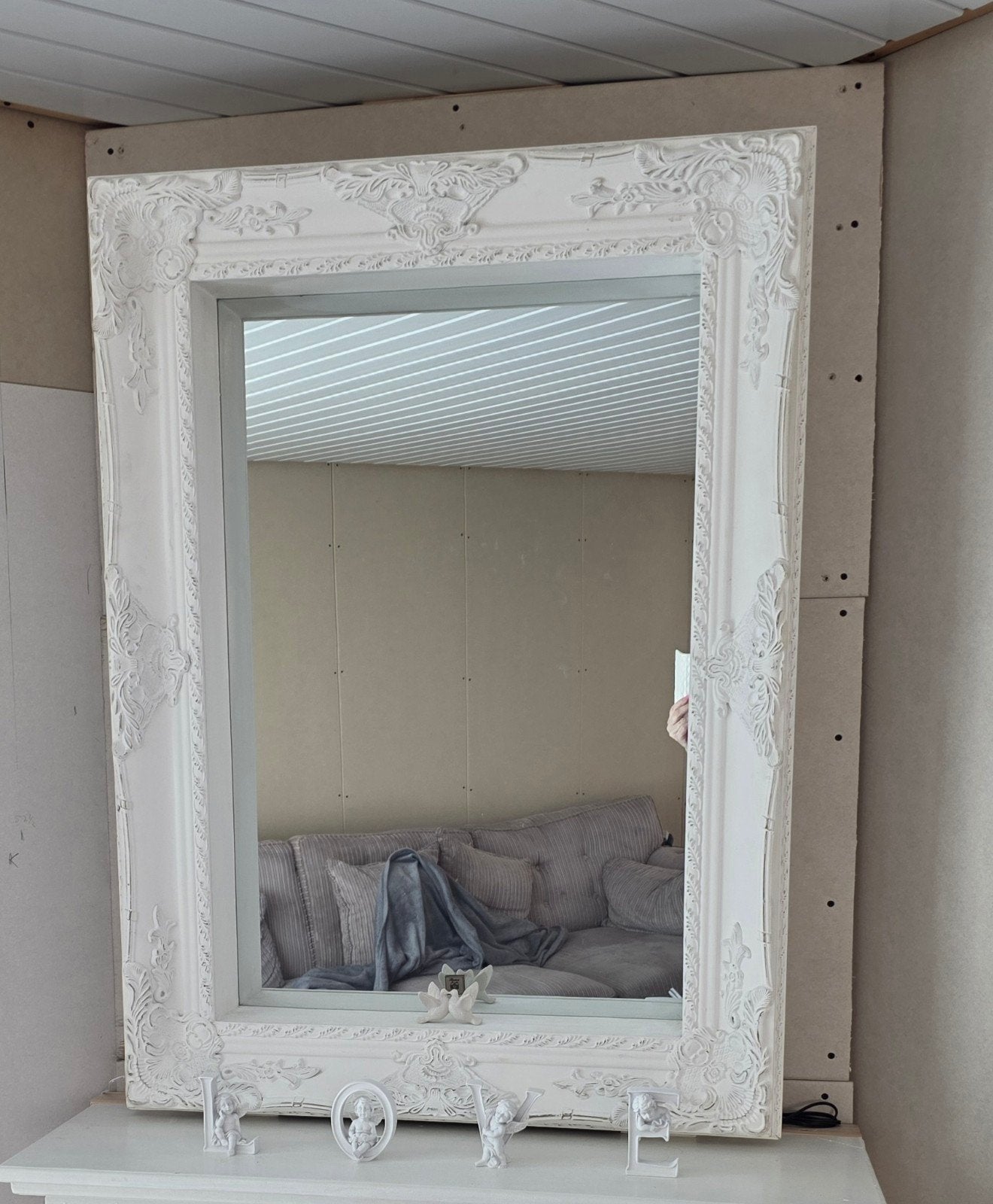 RM spiegel Hampton €125,-, Huis en Inrichting, Ophalen, Vrijstaande haard, Elektrische haard