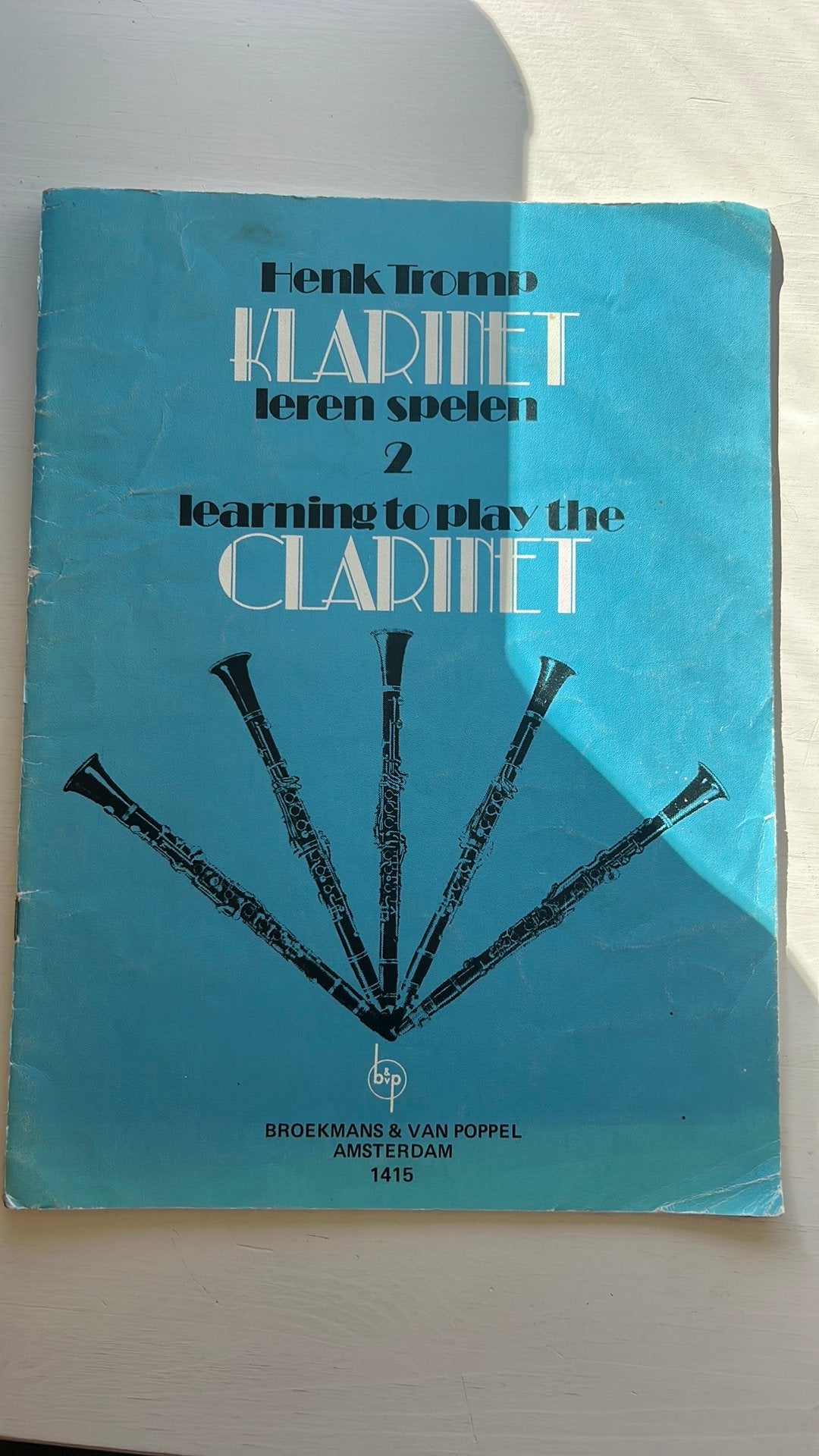 Klarinet leren spelen 2 - Henk Tromp, Ophalen of Verzenden, Zo goed als nieuw, Les of Cursus, Klarinet