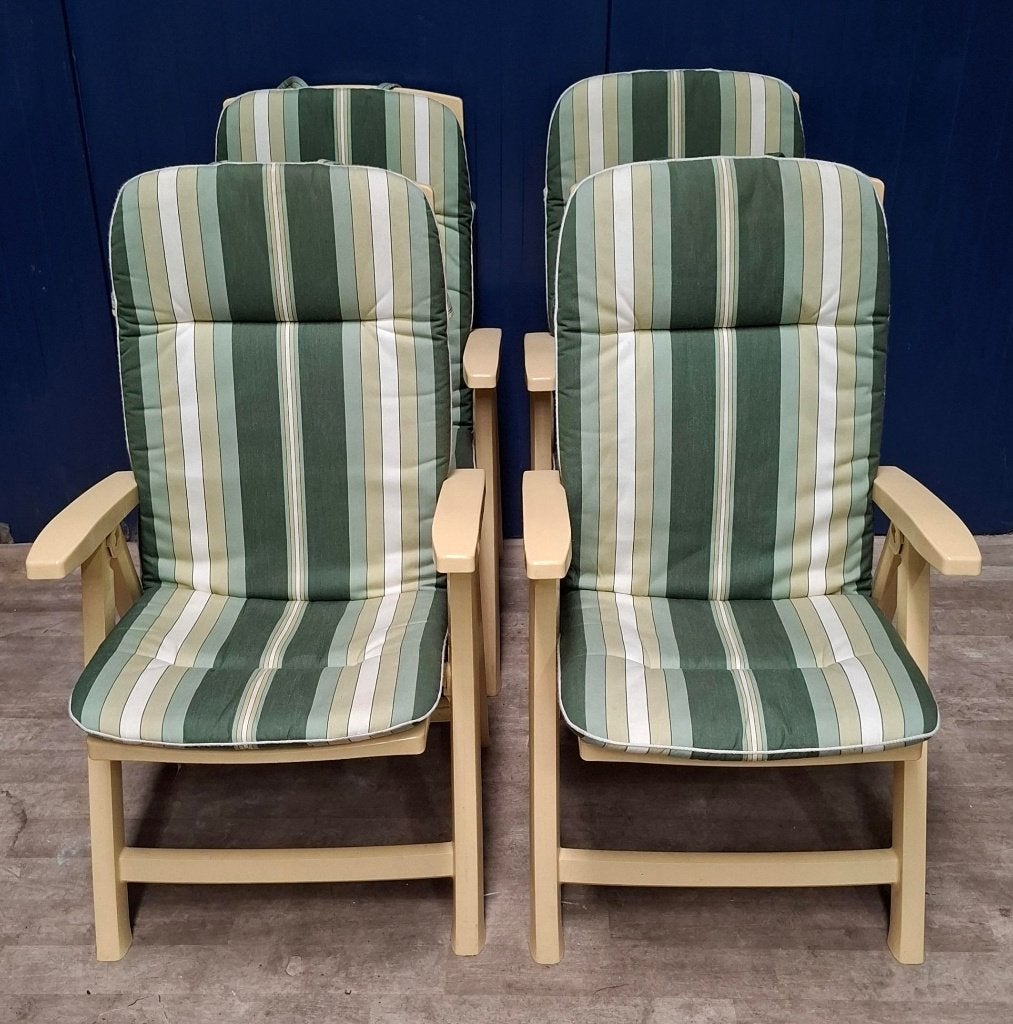 4 x Kurz tuinstoelkussens, Tuin en Terras, Tuinmeubel-accessoires, Ophalen, Gebruikt