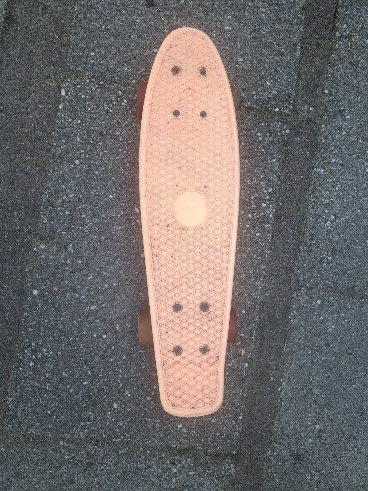 Oranje Penny Skateboard - Gebruikt maar in goede staat, Ophalen of Verzenden, Gebruikt, Skateboard