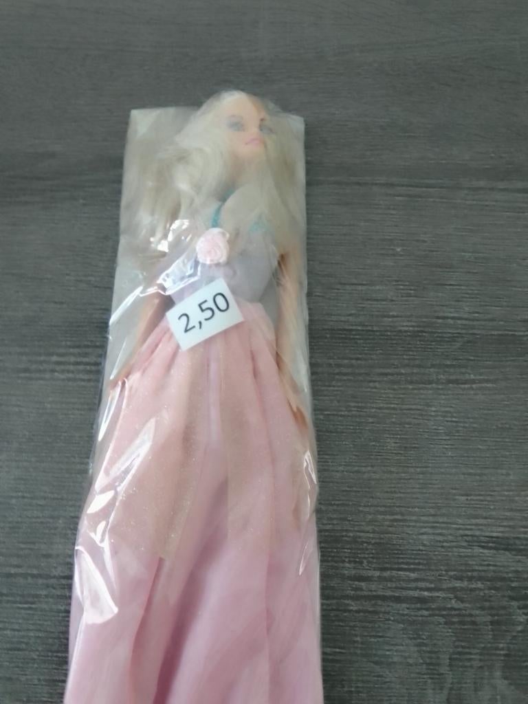 Barbie pop met roze jurk, Ophalen, Nieuw, Barbie