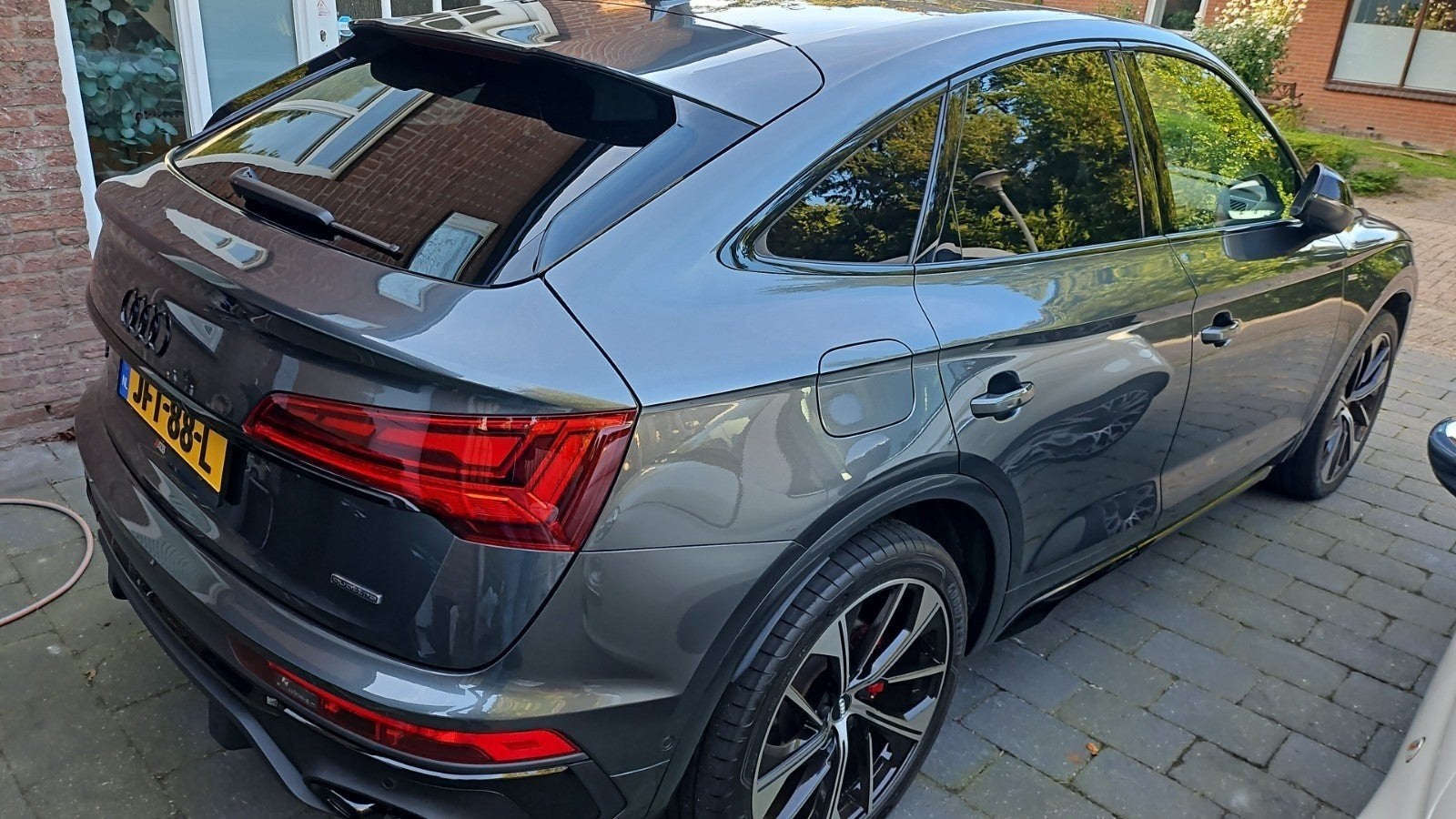 Audi Q5 55 Tfsi e 367pk 2xSline/lucht/S Quattro okt 20, Auto's, Automaat, Dealer onderhouden, 3670 cc, Vierwielaandrijving