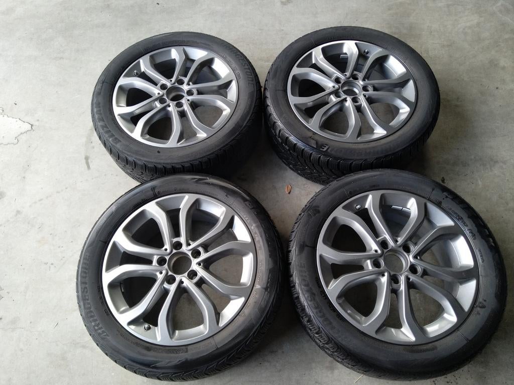 17 inch originele Mercedes velgen + winterbanden, Ophalen of Verzenden