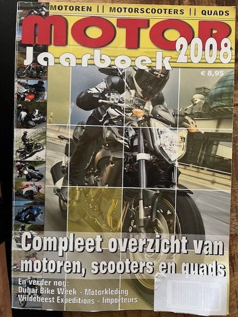 Motor Jaarboek 2008 zgan, Verzenden, Gelezen
