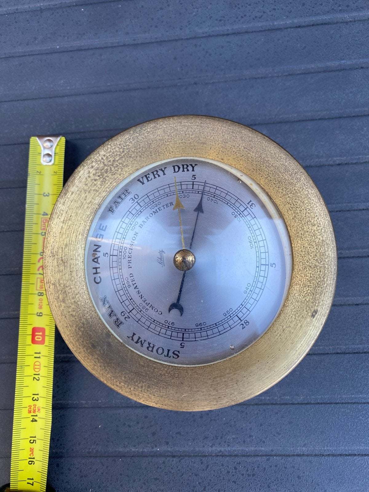 Schatz Barometer - Doorsnee 11cm - Vintage 1976, Ophalen of Verzenden, Gebruikt, Barometer