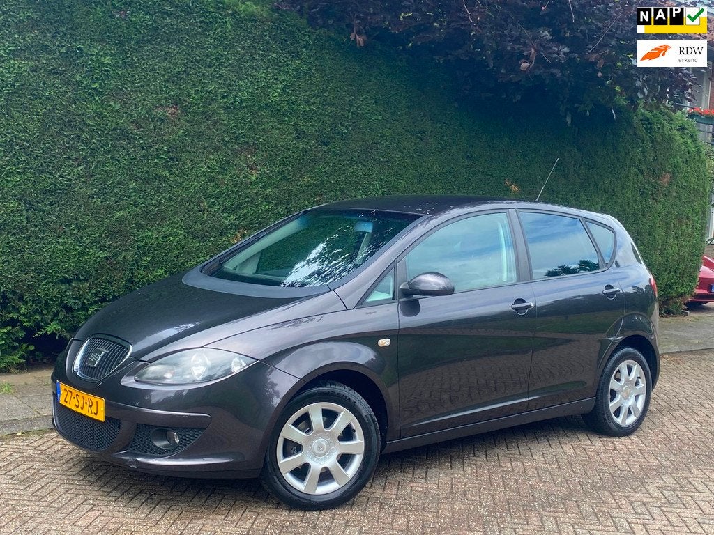 Seat Altea 1.6 AIRCO KOUD/PDC/INRUILER/RIJDT GOED/APK 7-2027, Auto's, Seat, Stof, Gebruikt, 4 cilinders, Zwart