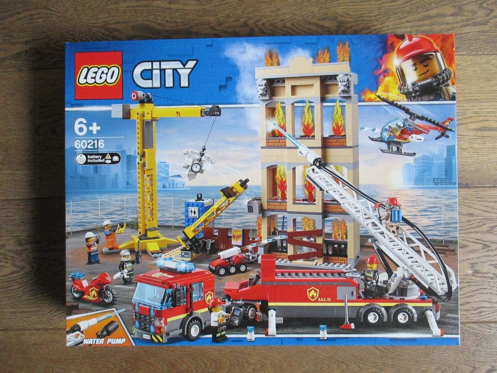 LEGO City * Brandweerkazerne in de Stad * 60216 * Nieuw, Ophalen, Lego, Nieuw, Complete set