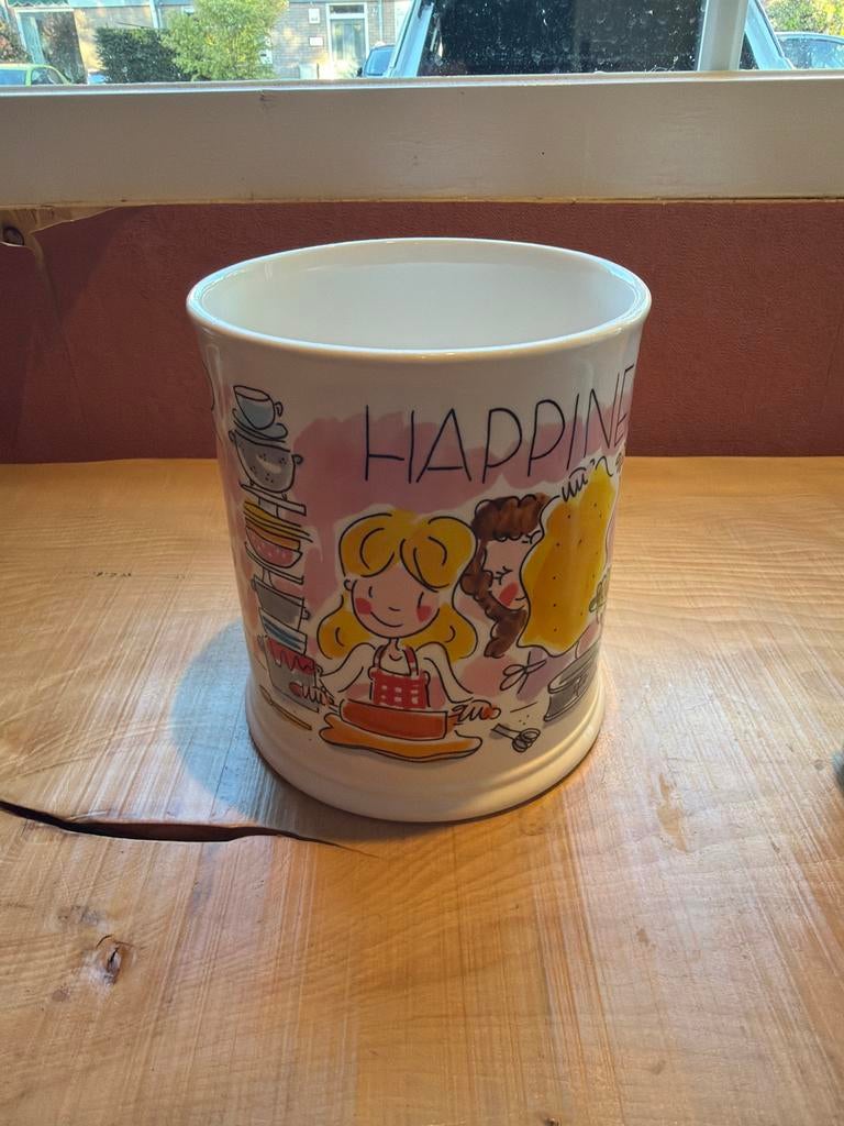 Blond Amsterdam Pollepelpot 'Happiness is Homemade', Steen/keramiek, Meerkleurig, Ophalen, Blond Amsterdam