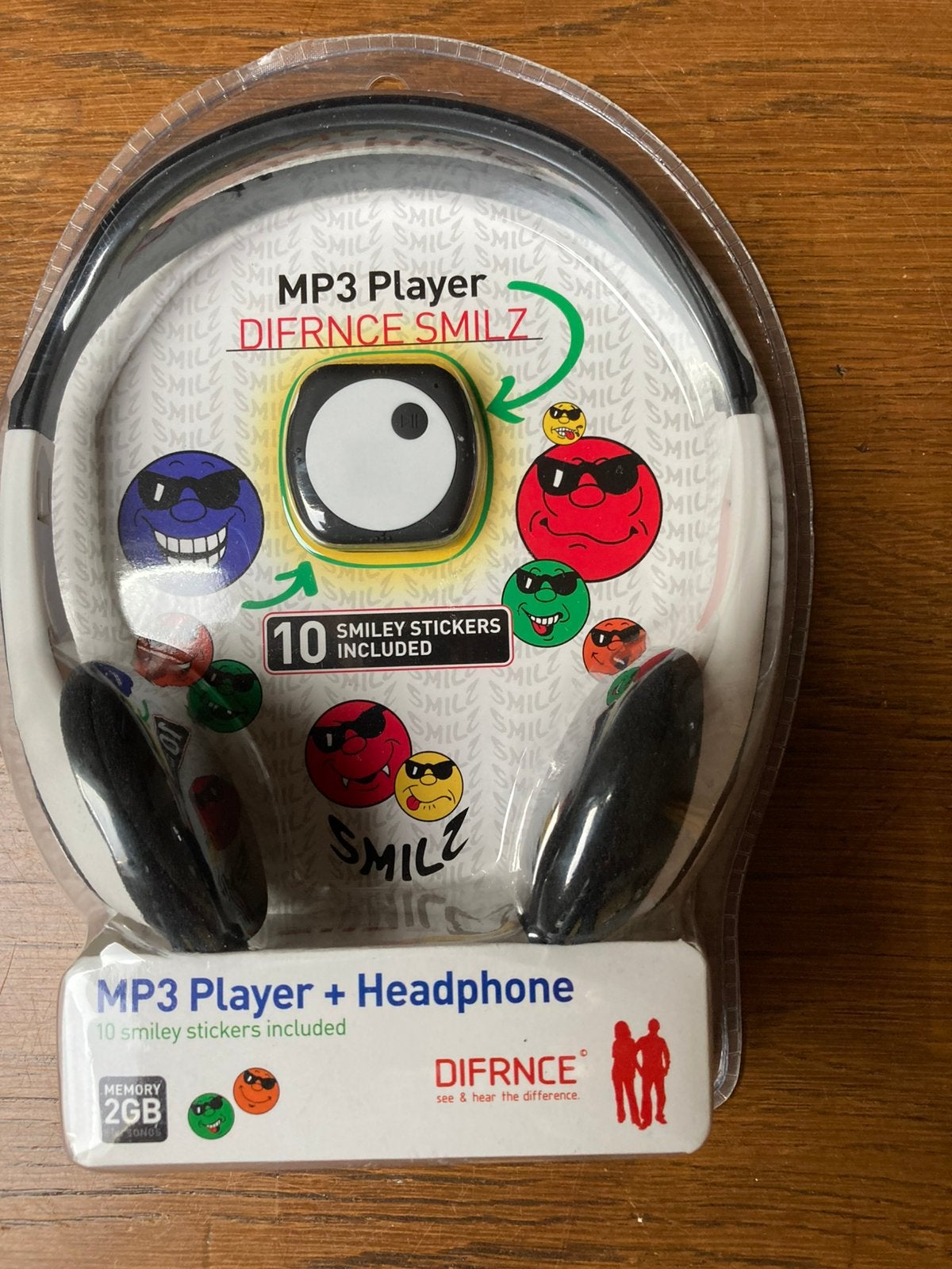MP3 speler met headphone Difrnce smilz, Ophalen of Verzenden, Nieuw, Classic, 2 tot 10 GB
