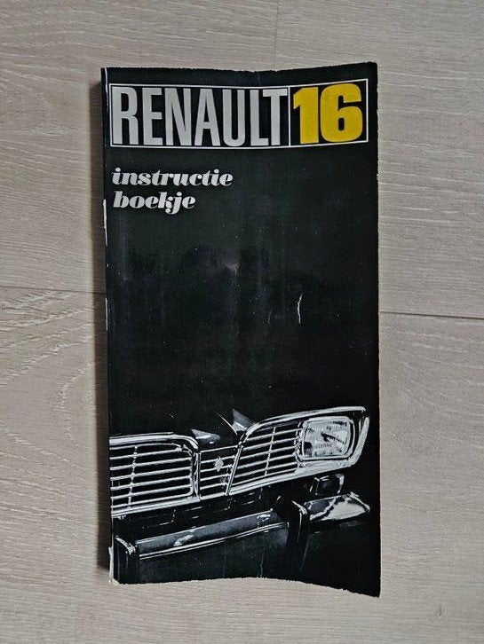 Renault 16 Instructieboekje - Juli 1969, Auto diversen, Handleidingen en Instructieboekjes, Ophalen of Verzenden