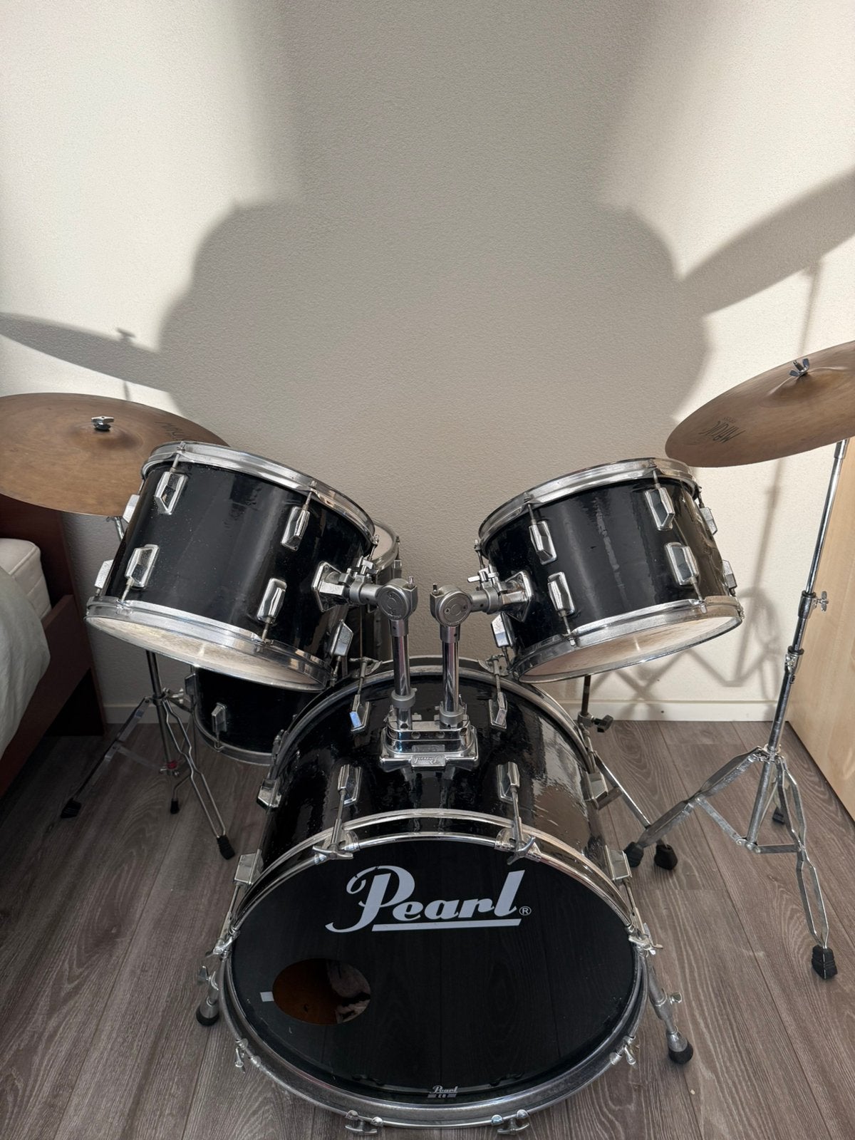 Pearl drumstel., Muziek en Instrumenten, Drumstellen en Slagwerk, Ophalen, Pearl