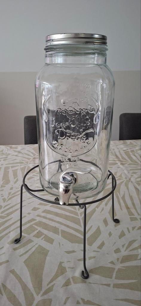 Limonadetap met deksel en standaard - Perfect voor feestjes!, Huis en Inrichting, Keuken | Keukenbenodigdheden, Overige typen