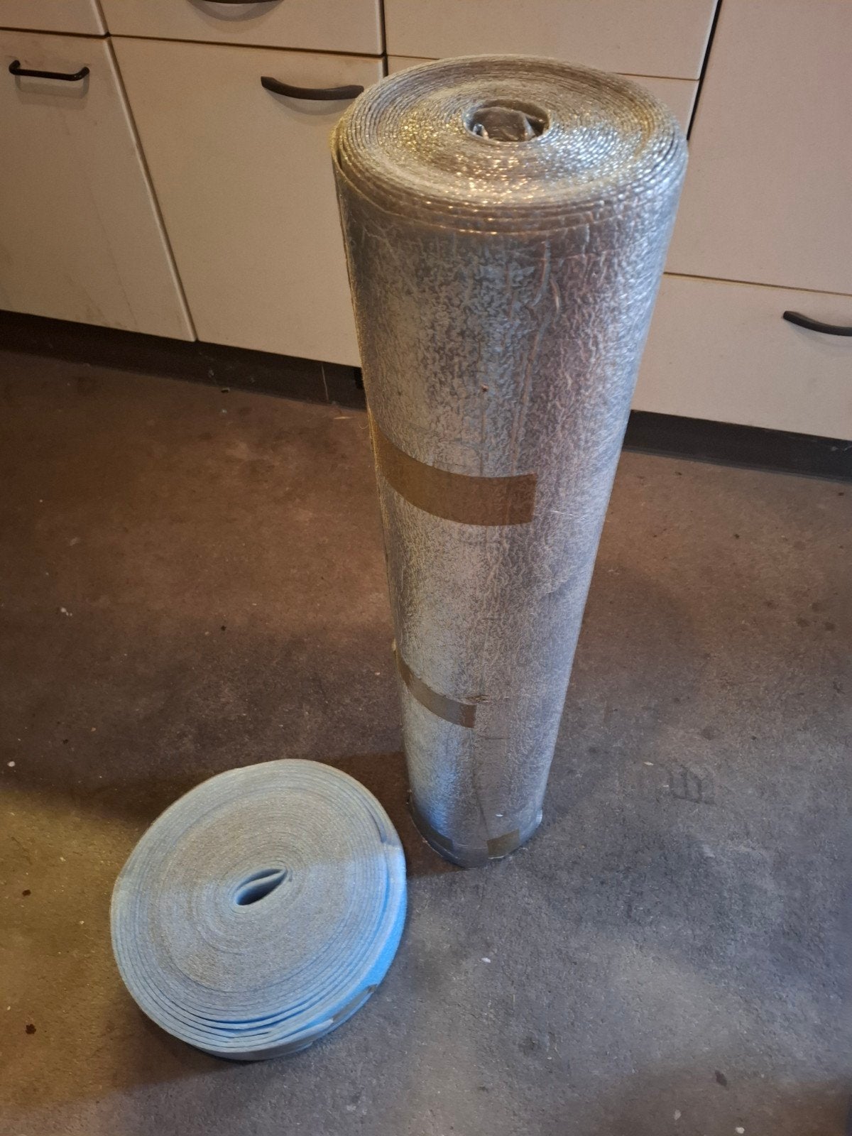 Isolatiemateriaal, Overige materialen, Gebruikt, Vloerisolatie, Minder dan 5 m²