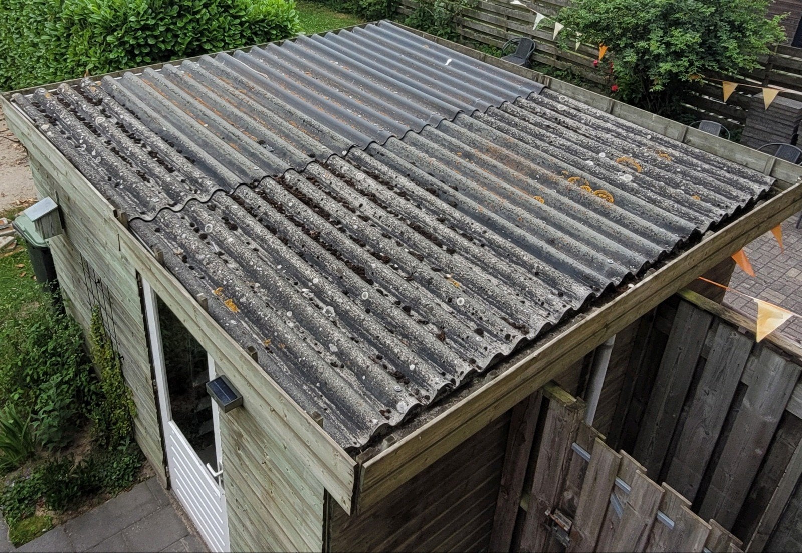 GRATIS Golfplaten schuur, Overige materialen, Gebruikt, 15 m² of meer, Ophalen