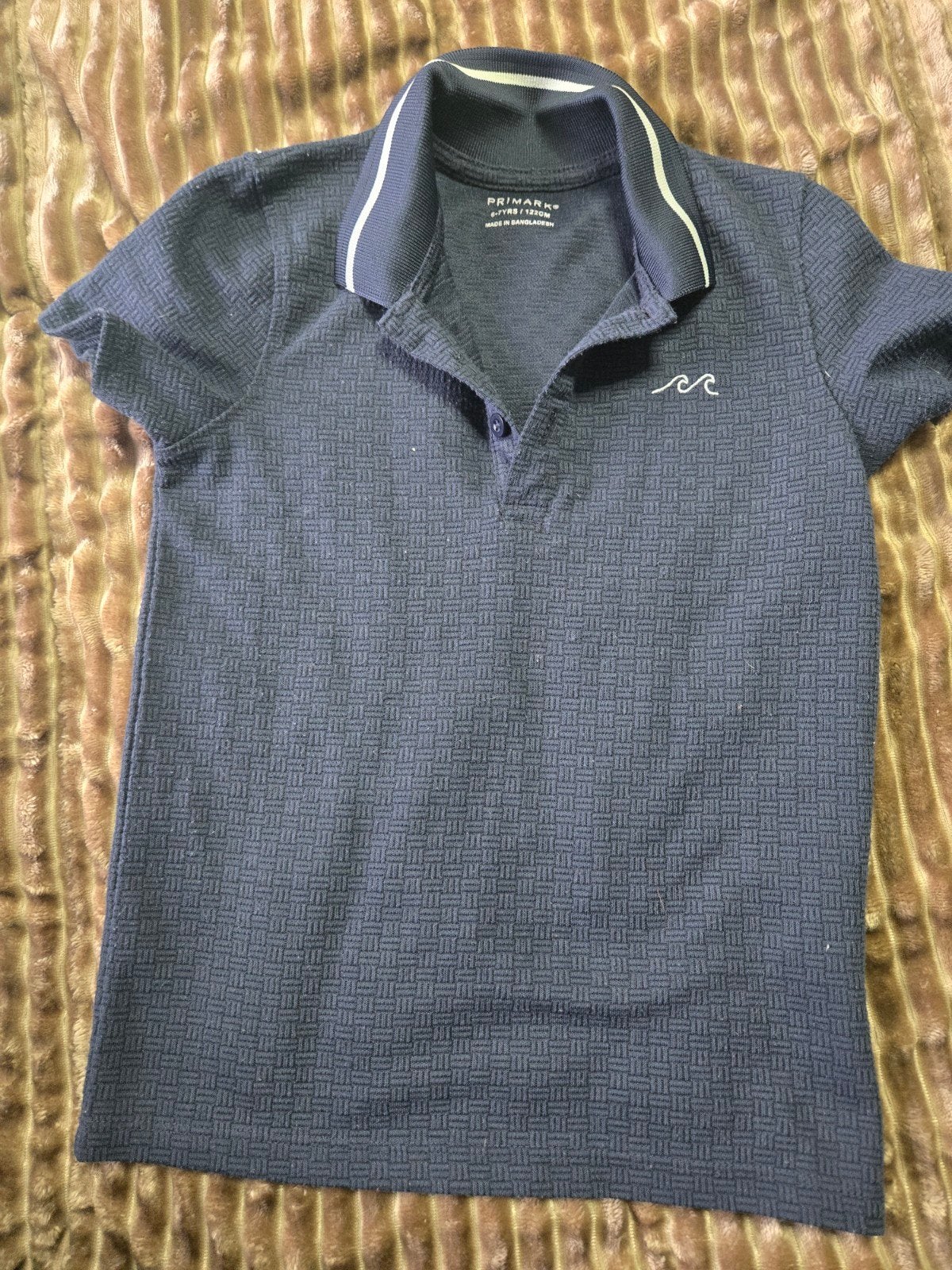Mooie Navy Polo, maat 122, Ophalen of Verzenden, Zo goed als nieuw, Jongen, Shirt of Longsleeve