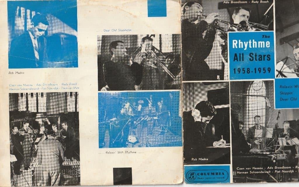 THE RHYTHME ALL STARS 1958-1959 ORIG DUTCH EP, RARE EURO, EP, Ophalen, Jazz, EP