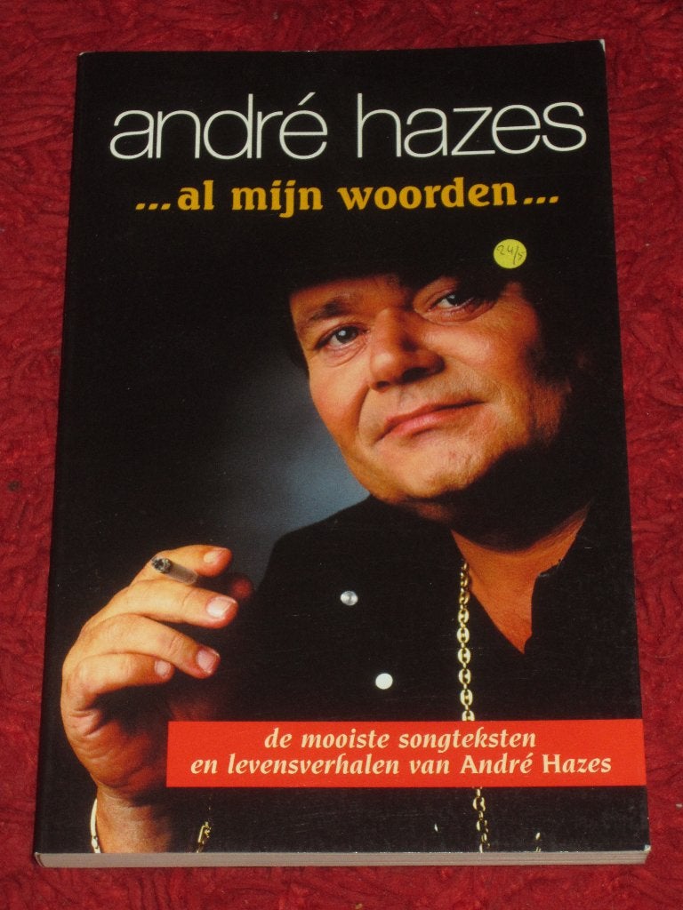 Andre Hazes - al mijn woorden - Songteksten., Ophalen of Verzenden, Zo goed als nieuw, Artiest