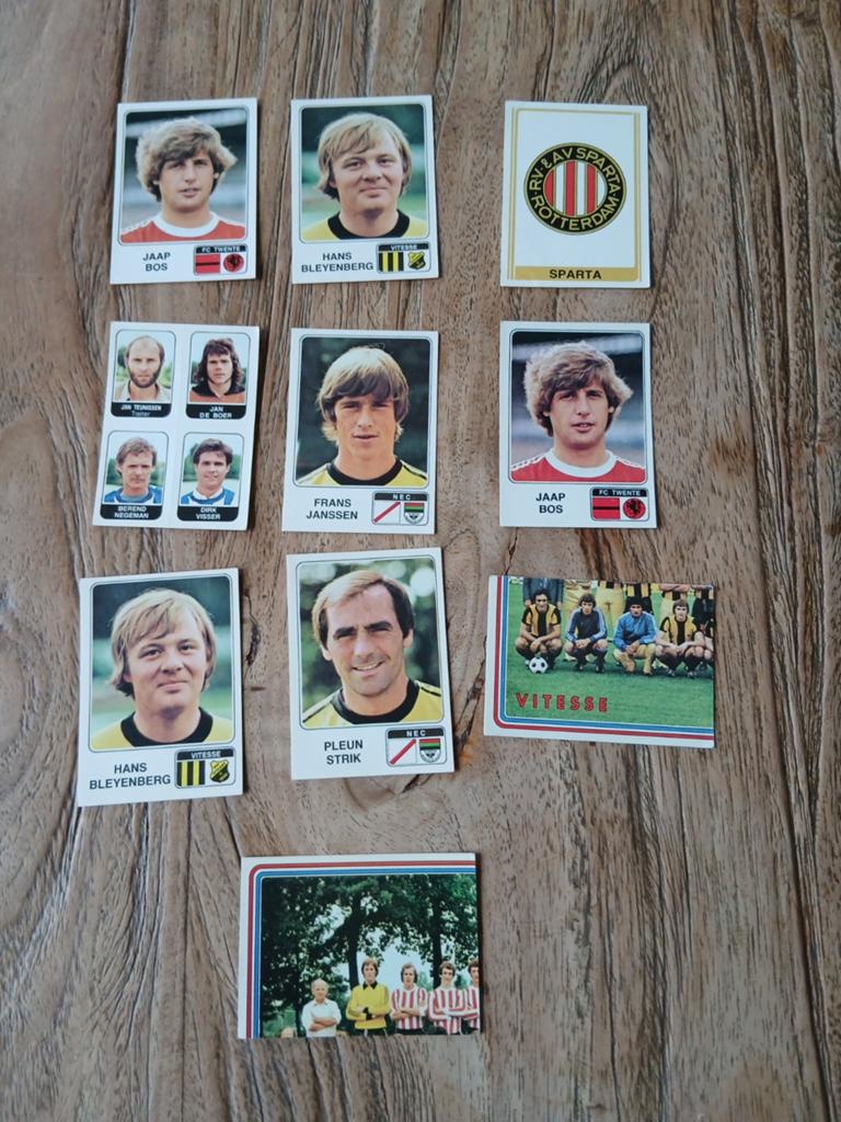 Panini voetbal 79, Ophalen of Verzenden, Zo goed als nieuw, Meerdere plaatjes