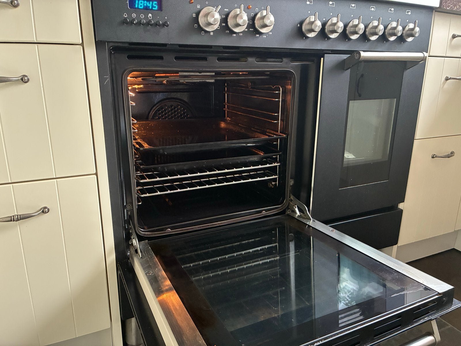 Fornuis Fratelli Onofri met 5 gaspitten en 2 ovens, Ophalen, Gebruikt, Hete lucht, 60 cm of meer