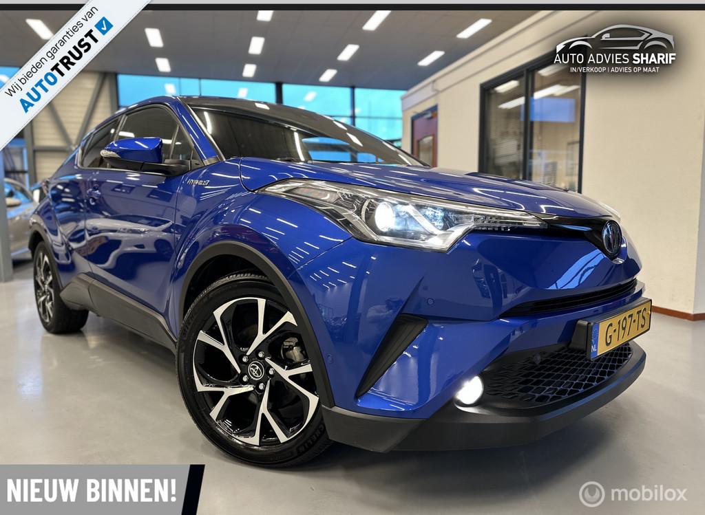 Toyota C-HR 1.8 Hybrid Style Trekhaak|Navi|Camera|Stoel.verw, Auto's, Toyota, Stof, Euro 6, 4 cilinders, Blauw