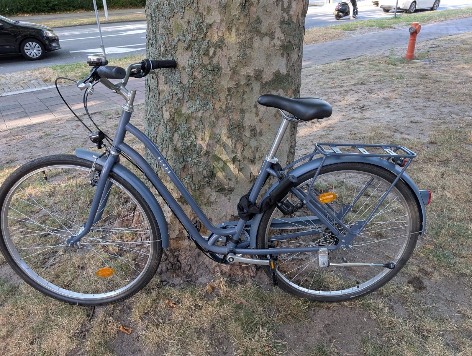 Elops Damesfiets/Stadsfiets Decathlon XS + Slot, (Extra) lage instap, Zo goed als nieuw, Minder dan 47 cm, Ophalen