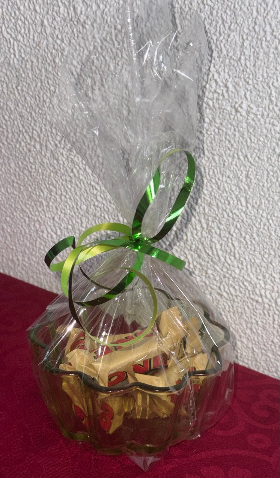 Bloem schaaltje met toblerone chocolaatjes erin, Ophalen, Nieuw, Overige typen, Verjaardag