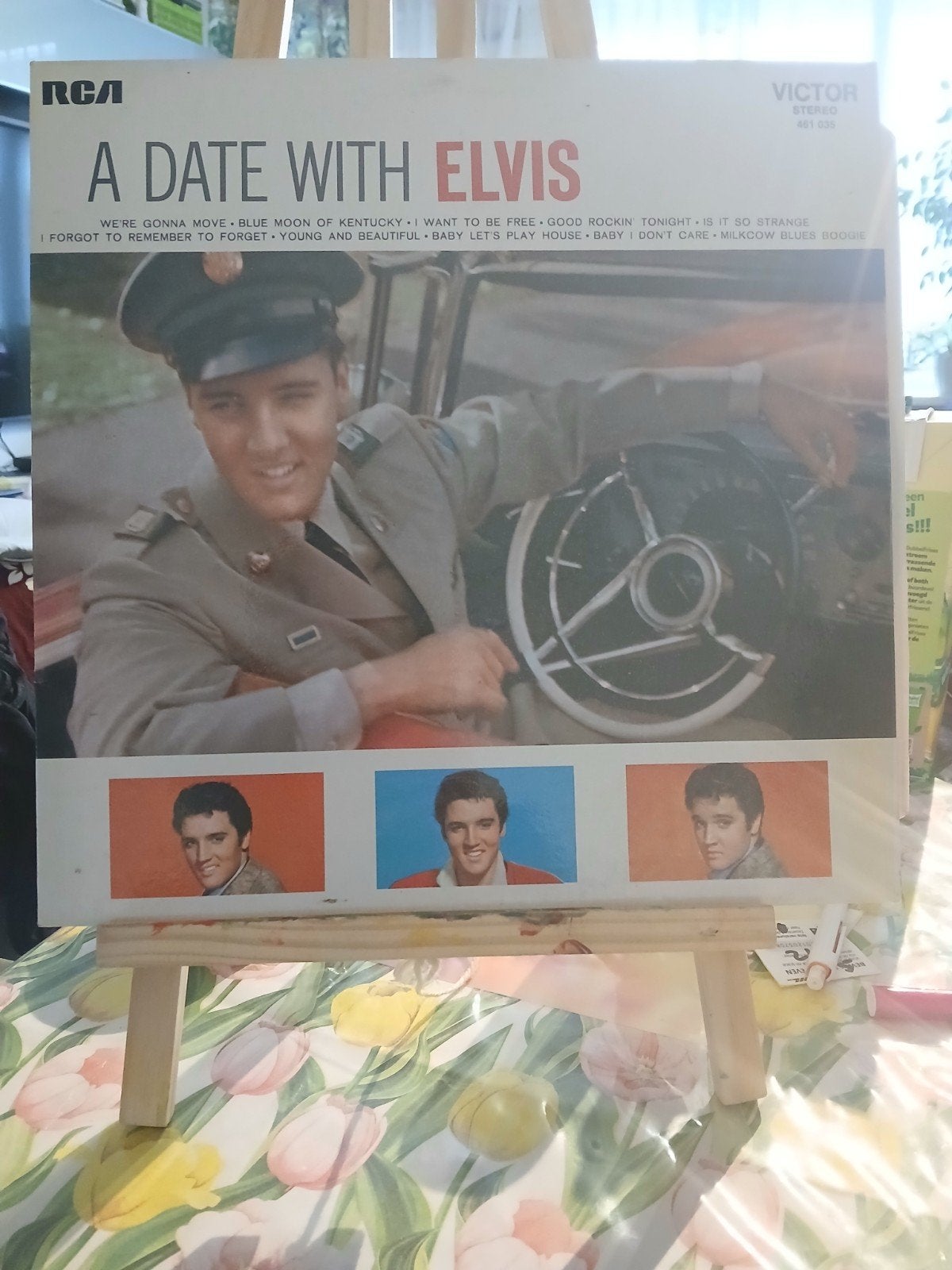 Elvis Presley - A Date With Elvis LP (RCA Victor Stereo), Ophalen of Verzenden, Gebruikt