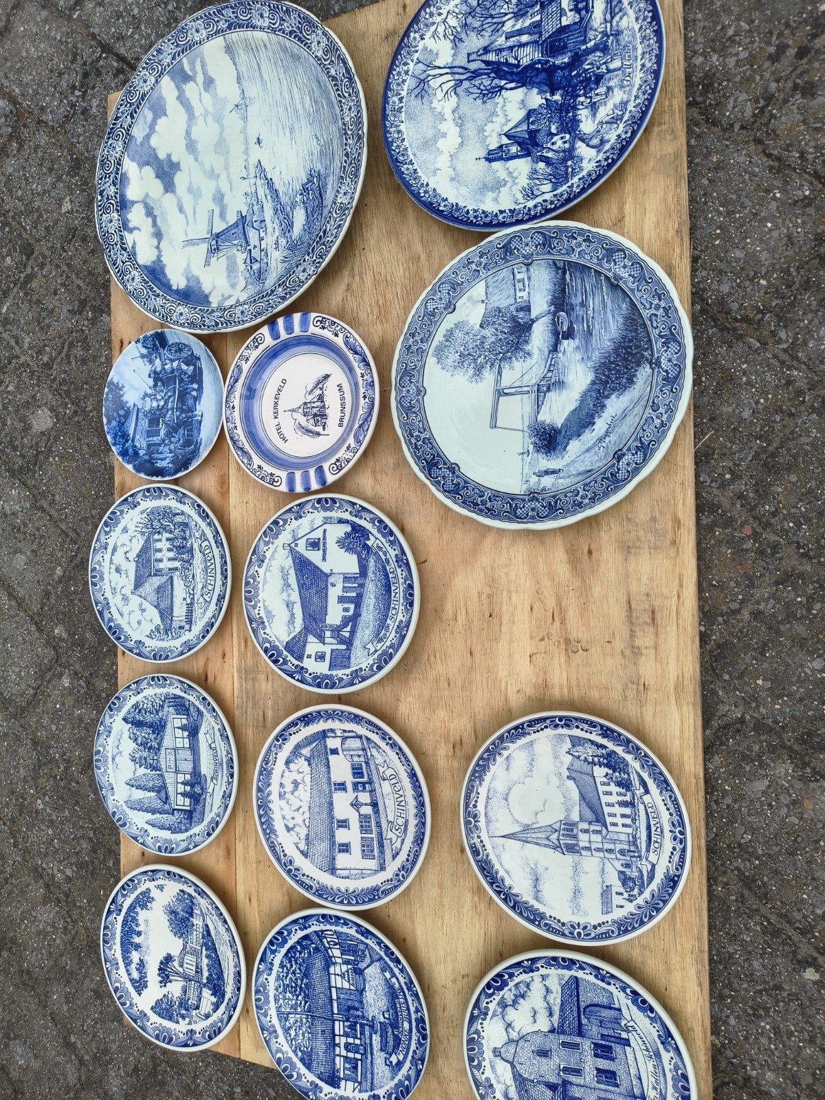Delfts blauwe wandborden, Ophalen of Verzenden