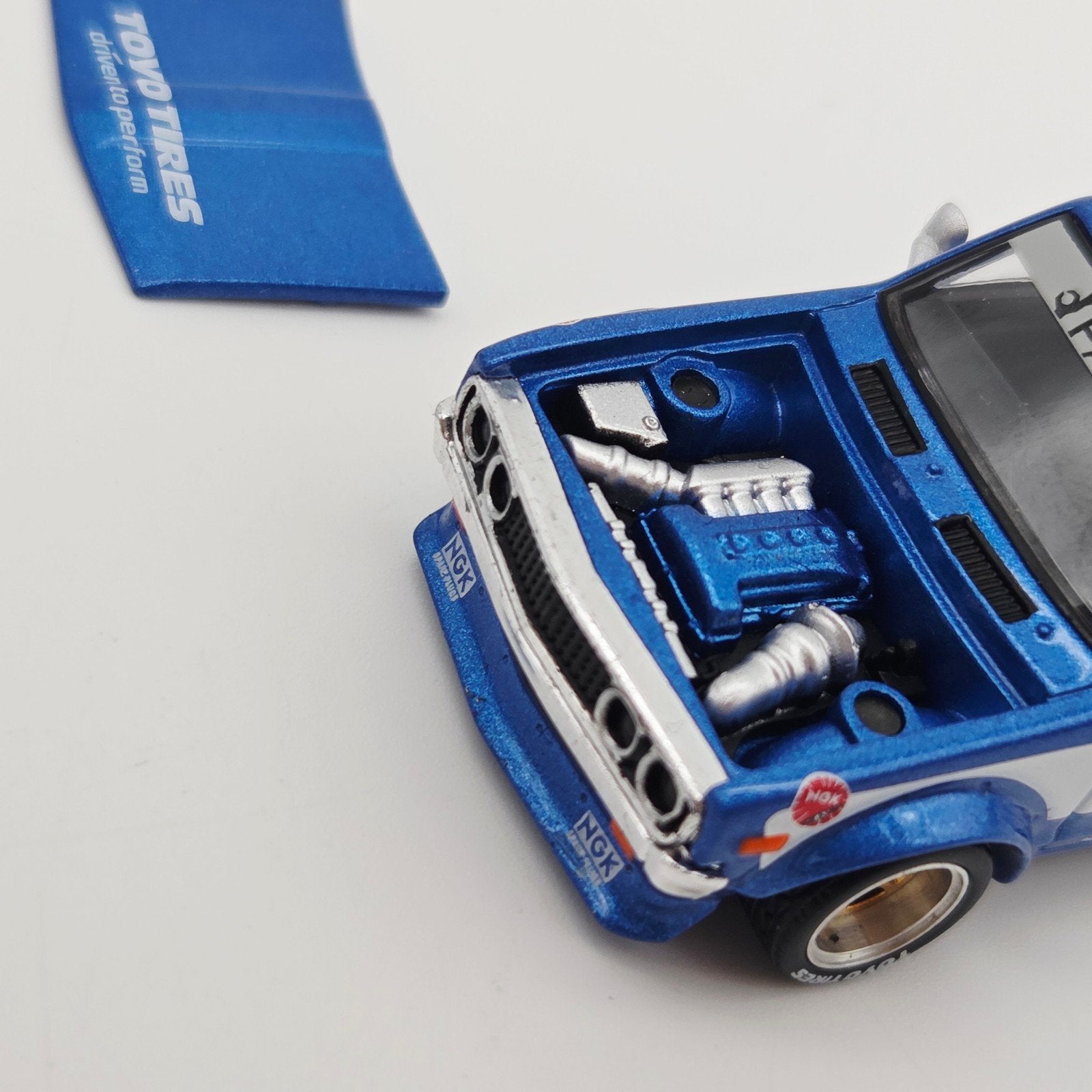 Pop Race – Pandem Datsun 620, blue, Hobby en Vrije tijd, Mymodelcar@outlook.com, Auto, Ophalen of Verzenden, Pop Race