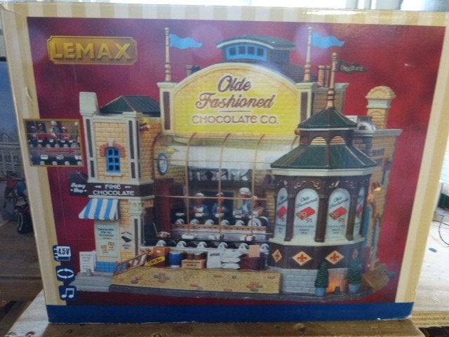 lemax Olde Fashioned Chocolate Co kerstdorp kersthuisjes, Ophalen of Verzenden