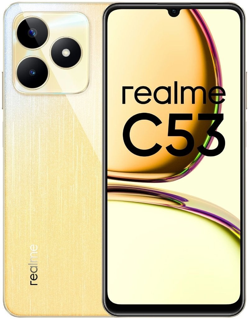 Realme C53, 6GB/128GB, Gold, Telecommunicatie, Mobiele telefoons | Overige merken, Gebruikt, Overige modellen, Verzenden, Zonder simlock