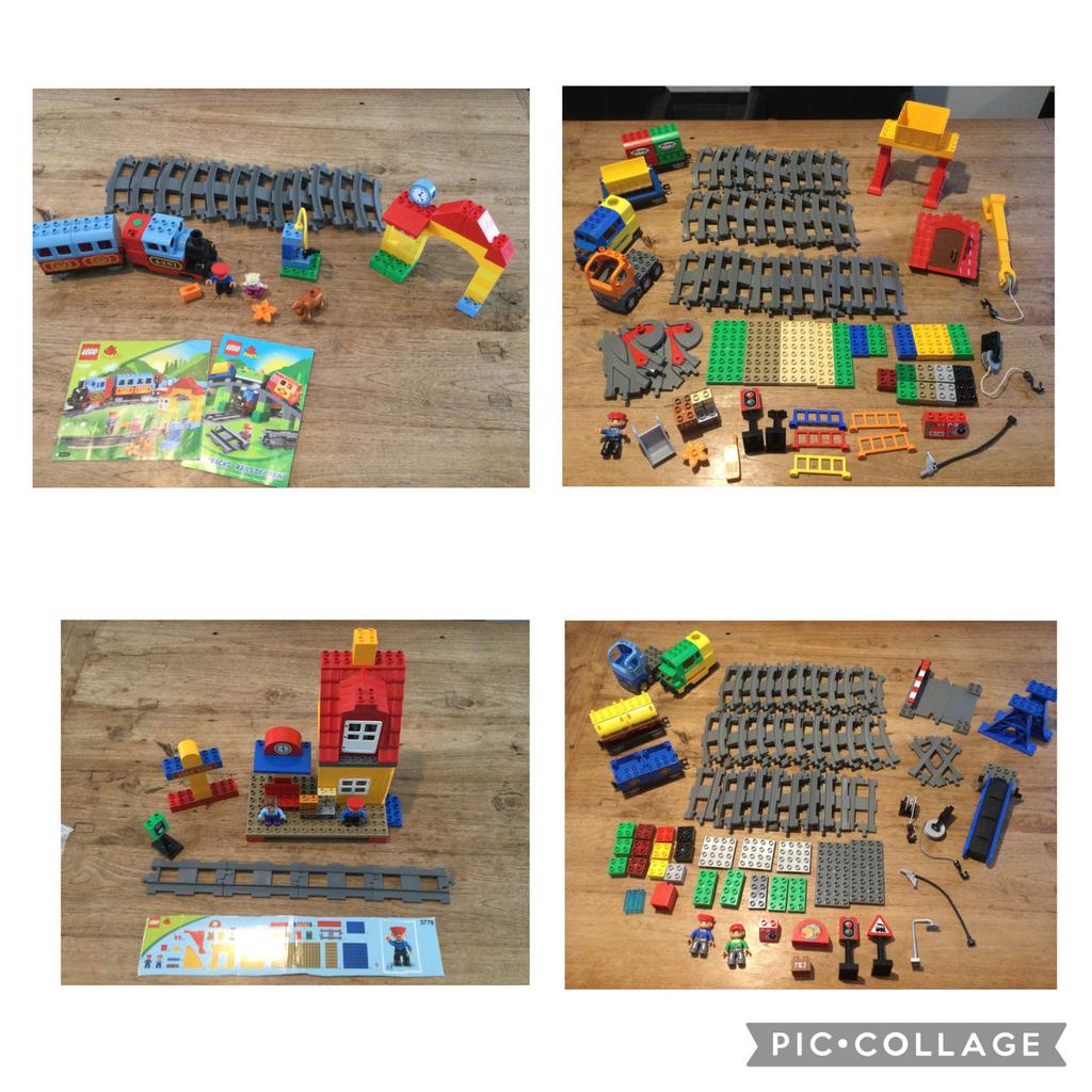 Duplo treinsets/treinbaan/rails, los per set, zgan, Ophalen of Verzenden, Zo goed als nieuw, Duplo