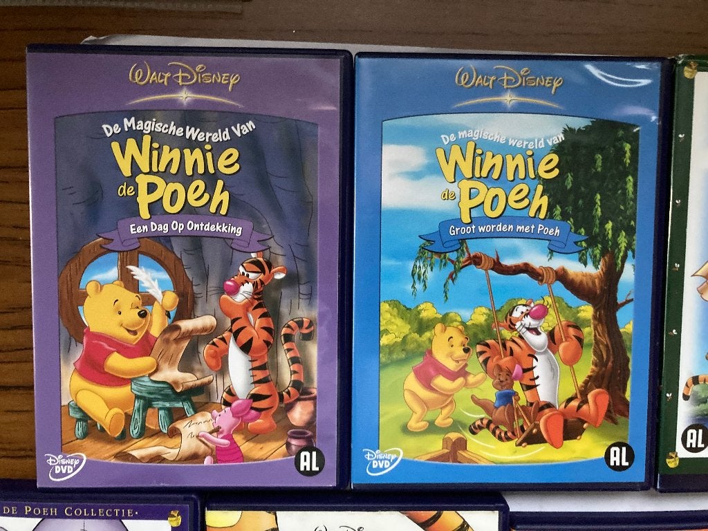T.K. nog 2 originele films op DVD van Winnie de Poeh Disney, Alle leeftijden, Ophalen of Verzenden, Gebruikt, Overige typen