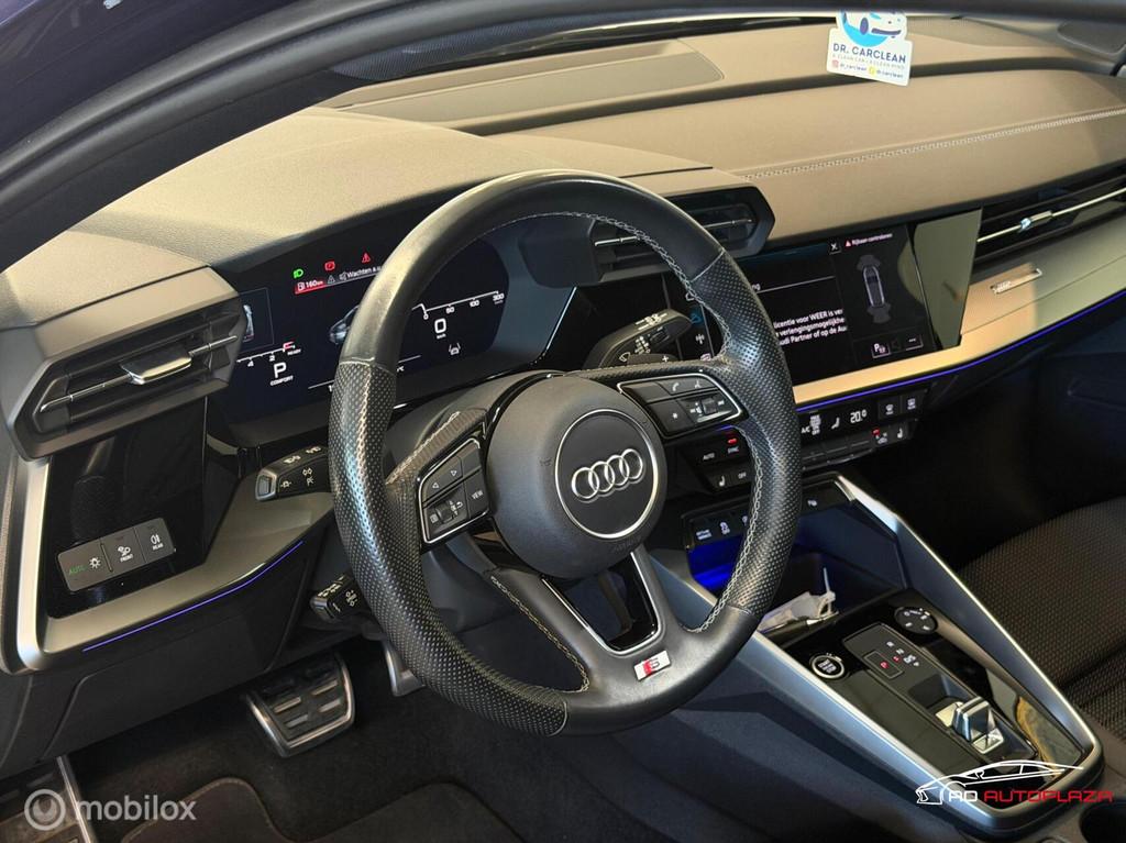 Audi A3 Sportback 35 TFSI S 3x S-line Panorama/Keyless/Sfeer, Auto's, 1498 cc, 4 cilinders, 150 pk, Leder