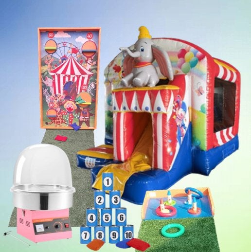 PartyFun Verhuur – ruim 35 springkussens,, Ophalen, Zo goed als nieuw, Overige