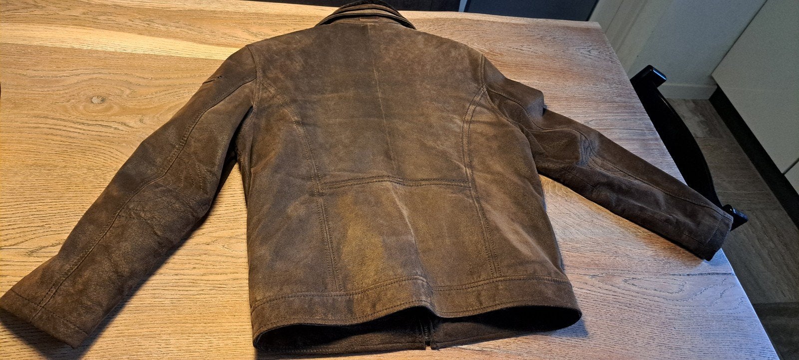 leren jack. lerenjas, Ophalen of Verzenden, Zo goed als nieuw, Maat 56/58 (XL), Bruin